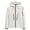 White, variant on Pisexur Women's Waterproof Rain Jacket Lightweight Hooded Windbreaker Packable Active Outdoor Raincoat for Hiking Running M-XXXL
