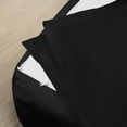 thumbnail image 2 of DNG Creations Zipper Fitted Sheet - Includes ( 1 Elastic Fitted Sheet And 1 Base Zipper On Sheet )100% Egyptian Cotton 6 Inch Deep Pocket ( Solid Black - Queen ), 2 of 9
