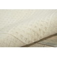 thumbnail image 5 of Nourison Westport Bordered Solid Ivory 3'6" x 5'6" Area Rug, (4' x 6'), 5 of 5