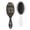 White-440, variant on Romantic Floral Hair Brush, Abstract Watercolor Detangling Paddle Brush with Vintage Wildflower and Butterfly Illustration