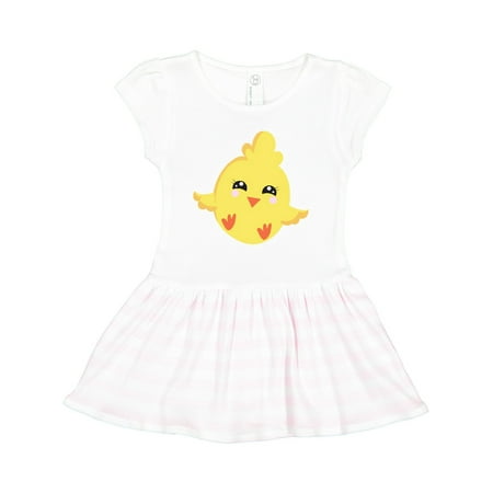 

Inktastic Cute Chicken Baby Chicken Little Chicken Chick Gift Toddler Girl Dress