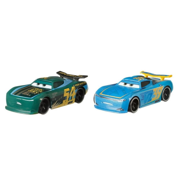 Herb Curbler et Michael Rotor du film «Les Bagnoles« de Disney/Pixar, véhicules en métal moulé sous pression à l’échelle 1:55, coffret de 2, bolides de course jouets, véhicules personnages, coffret-c