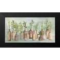 thumbnail image 2 of Jacobs, Cindy 18x11 Black Modern Framed Museum Art Print Titled - Greenery in Bottles III, 2 of 5