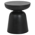 thumbnail image 1 of Sunpan Lucida 18" Table d'Extrémité en Béton Moderne en Noir Peint, 1 of 1