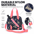thumbnail image 6 of Waterproof Pickleball Paddle Bag for Men and Women, Large Capacity Tennis Bag with Adjustable Shoulder Strap and Zippered Paddle Compartment,M2, 6 of 7