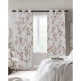 thumbnail image 3 of Vintage Leaf Blackout Curtains 90 Inches Long for Bedroom, Fallen Leaves Autumn Tree Branch Plant Thermal Insulated Room Darkening Black Out Window Curtain Panels Grommet Drapes for Living Room, 3 of 8