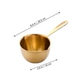 thumbnail image 3 of Stainless Steel Wok Kitchen Small Pan with Handle Small Sauce Pot Pouring Oil Pan, 3 of 9