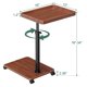 thumbnail image 2 of Mesa auxiliar C Table, altura ajustable, bandeja de TV giratoria de 360°, color nogal, 2 of 7