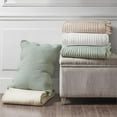 thumbnail image 3 of Madison Park Adult Bedding Set Full/Queen Reversible Scalloped Edge Shabby Chic Quilt Set, Seafoam, 3 of 11
