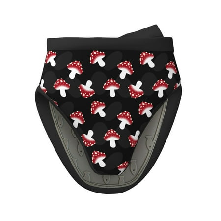 

Qekee Cartoon Mushroom Print Non-Slip Mini Oven Mitt Silicone Oven Mitts Heat Resistant Kitchen Mittens Pinch Mitts Cooking Mitts