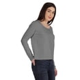 thumbnail image 3 of Inkmeso T-Shirt en Coton à Manches Longues Style de Rue Col Rond pour Femmes, 3 of 7