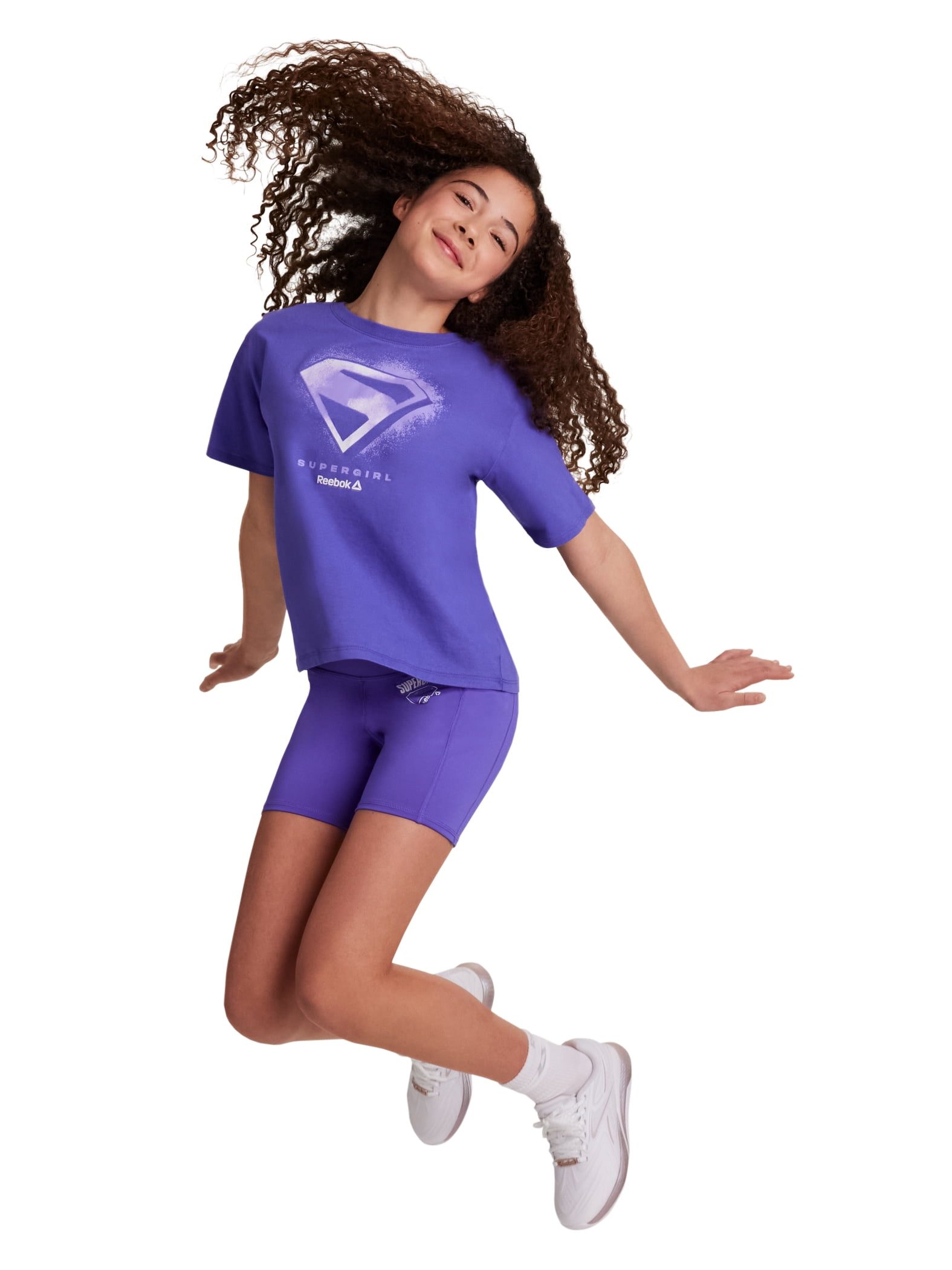 Reebok Girl’s Performance Supergirl Bike Short, Sizes 4-18