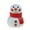 D, variant on C Green Scarf Snowman Christmas Toy Car For Tree Decoration Kindergarten Small Push
