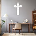 thumbnail image 5 of Easter Decorations Modern Fashion Art Mute Home Living Room Decoration Crucifix Decoration Halloween Acrylic Wall Clock Tabletop Decor Home Decor Collection, 5 of 6