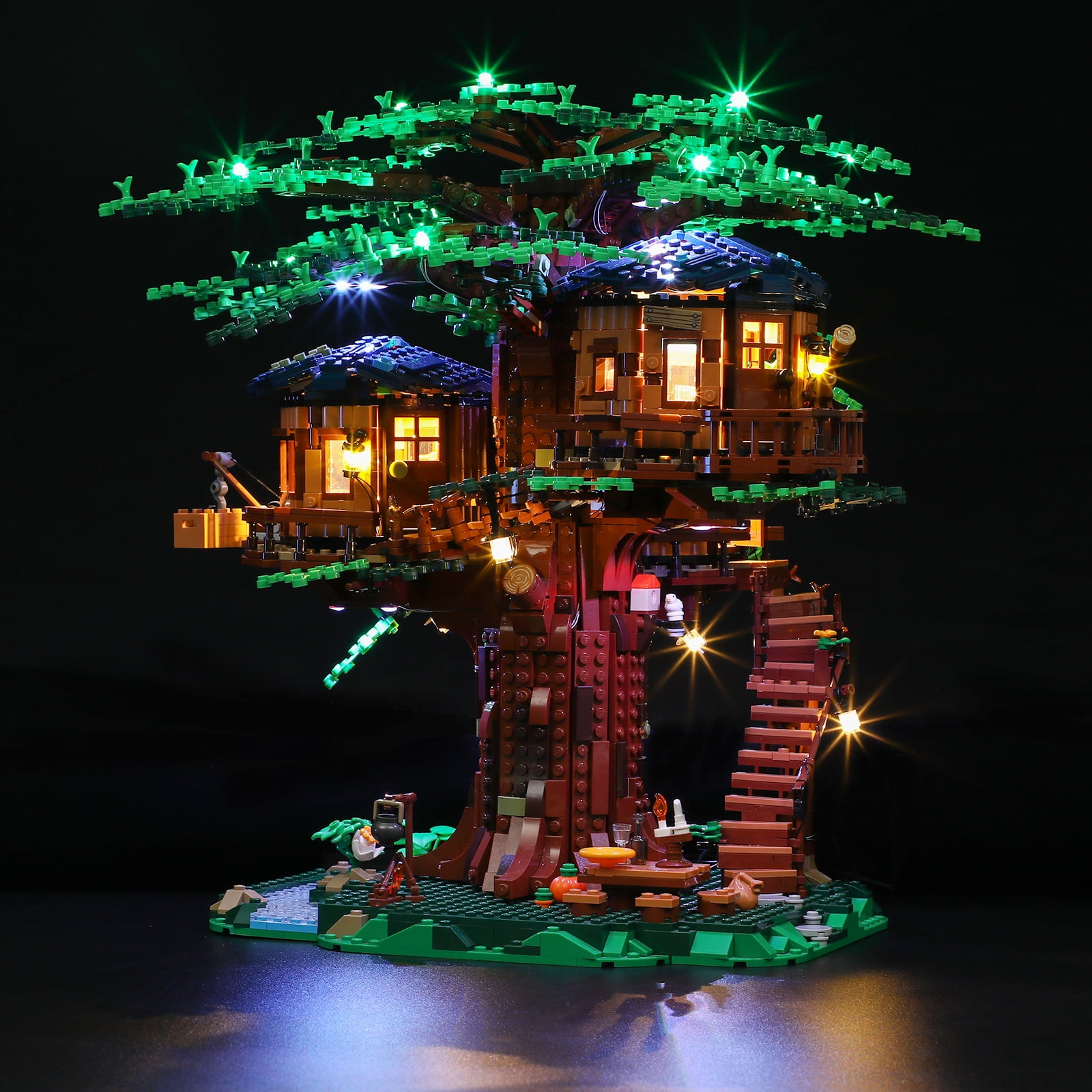 LIGHTAILING Led Light Kit for LEGO Ideas 21318 Tree House Building Kit Not Include the Building Set RC Version