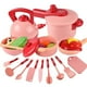 thumbnail image 1 of Vogacara Juego de utensilios de cocina para niños, juego de juguetes para niños, utensilios de cocina, juguetes para niños, juguetes de simulación Juguetes Rosa Vogacara FN007901-01, 1 of 6