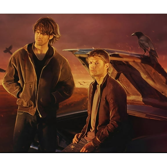 Paint by Numbers Kit for Adults - Supernatural (46) - Beginners Acrylic Adult Paint by Number Kits on Canvas Digital Oil Number Painting Kits for Home Decor Gift 16"x20" -