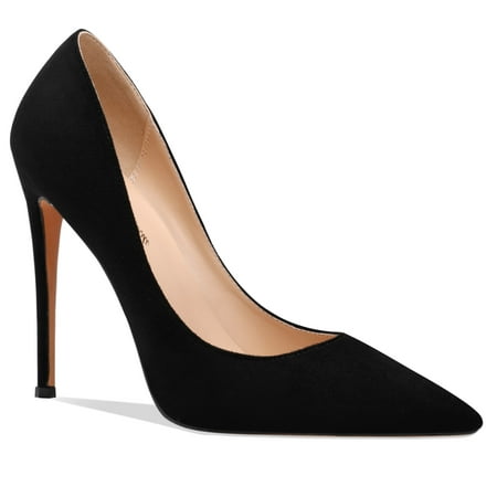 

Leona - Women s Classic & Sexy Pointed Toe Slip on Pumps with 5 Stiletto High Heels. Handmade to perfection. Size 6