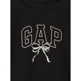 thumbnail image 2 of Remera gráfica de manga larga para bebé niña GAP, True Black, 12-18 meses, 2 of 2