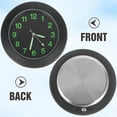 thumbnail image 3 of SHINYPASING Clock for Motorcyclists Black Plastic Digital Clock for Bike 1Set Durable, 3 of 8