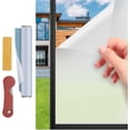 thumbnail image 1 of 45 x 500CM Película de Privacidad para Ventanas,Vinilos para Ventanas Privacidad,Película de Vidrio Esmerilado,Sin Pegamento Adherencia Electrostática,Anti UV,Aplicación Fácilpara Baño Oficina, 1 of 4