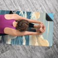 thumbnail image 5 of Seagull Yoga Towel with Storage Bag, 72.8"x26.8" - Suitable for Yoga, Pilates, Fitness, Hot Yoga, and More, 5 of 6