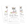 thumbnail image 1 of Inkdotpot 30 Style à Remplir Cartes d'Invitation pour Shower de Bébé Raton Laveur Animaux de la Jungle Neutre Quant au Genre Invitations Vierges, 1 of 1