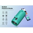 thumbnail image 5 of EDUPLINK Bluetooth Portable Speaker, Waterproof, Wireless, 20W, 20H Playtime, Teal, New, 5 of 11