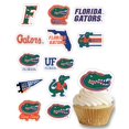thumbnail image 1 of Florida Gators Cupcake Toppers (24 Piezas) Suministros De Fiesta De La Universidad De Florida Para Gators Fútbol Regalo De Cumpleaños Decoraciones De Fiesta De Graduación (Florida Gators), 1 of 5
