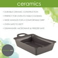 thumbnail image 5 of Rachael Ray Ceramics Rectangular Baker, 9-Inch by 13-Inch, Gray, 5 of 7