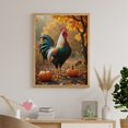 thumbnail image 6 of Diamond Art Kit for Adults, Rooster Autumn Pumpkins Vibrant Scene Diamond Painting for Adults Beginners, 5D DIY Diamond Art Painting Kits, Colorful Diamond Painting Craft for Home Decor 12x16, 6 of 7