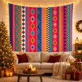 thumbnail image 3 of Geometric Composed Numerous With Vertical Bands Varying Widths, Mystical Fantasy for Space Lovers, Galaxy Room Decor, Housewarming Gift, Tapestry Wall Hanging for Bedroom and Dorm, 3 of 7