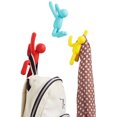 thumbnail image 3 of Perchero de pared decorativo con ganchos para abrigos, bufandas, bolsos, carteras, mochilas, toallas y más, juego de 3, multicolor pastel, 3 of 4