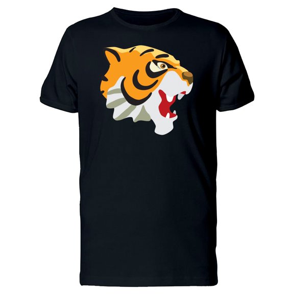 Figure Tiger Head Graphic Tee Men's -Image by Shutterstock