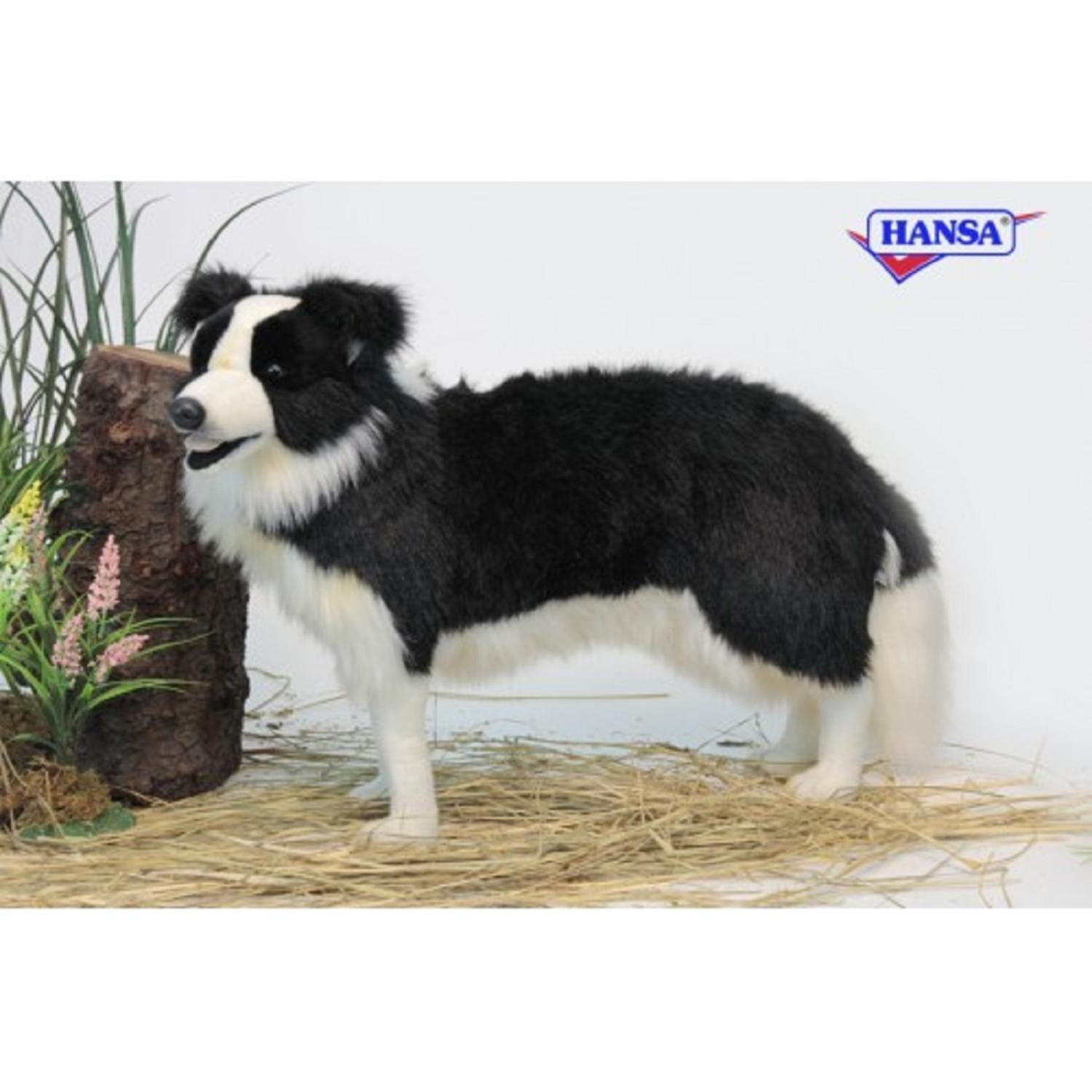 life size border collie soft toy