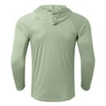 thumbnail image 5 of Fgnfyis Men's Hoodies & Sweatshirts Lightweight Casual Pullover Hoodie for Everyday Wear Comfortable Long Sleeve Breathable Streetwear Ideal for Spring and Relaxed Outings Sweatshirt for Men Green XL, 5 of 7
