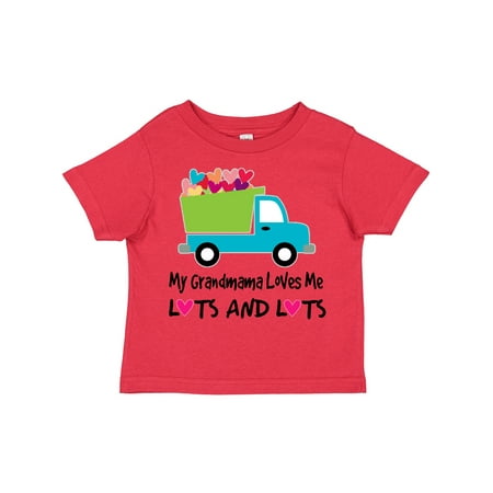 

Inktastic Grandmama Loves Me Heart Truck Gift Toddler Boy Girl T-Shirt