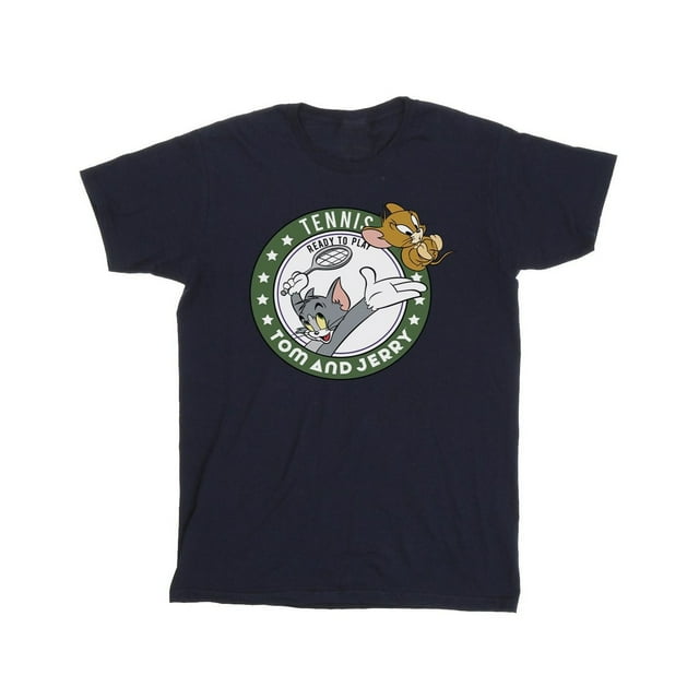Tom et Jerry T-Shirt de Tennis Prêt à Jouer pour Hommes
