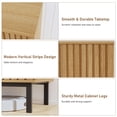 thumbnail image 4 of Eastvita Buffet Moderne à 3 Portes Cannelées avec Tablette Réglable - Crédence en Bois pour Café-Bar, 4 of 5