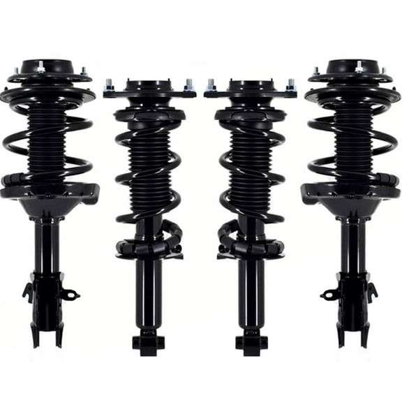 Front & Rear Complete Struts Assembly W/ Coil Springs For Subaru WRX 2015-2021