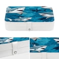 thumbnail image 4 of Shark Portable PU Leather Necklace Organizer with Removable Compartment and Jewelry Boxes - Necklace Holder/Jewelry Box, 4 of 6