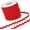 Red, variant on 1 Roll 27yd/25m Glitter Gold RIC Rac Trim Ribbon Metallic Wave Sewing Bending Fringe Trim 5mm/0.2 inch for Sewing Flower Making Wedding Party Lace Ribbon Craft