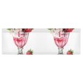 thumbnail image 6 of Yayeee Kitchen Valance Rod Pocket 54" x 18" Living Room Window Curtain, Strawberry Ice Cream Pattern, 6 of 6