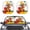 Abstract Dog, variant on Jiueut Dolphin Cherry Blossom Print Windshield Sun Shade Universal Fit 2-Piece Foldable Sunshades Reflective Fabric Blocks Heat Keep Your Car Cool Auto Accessories