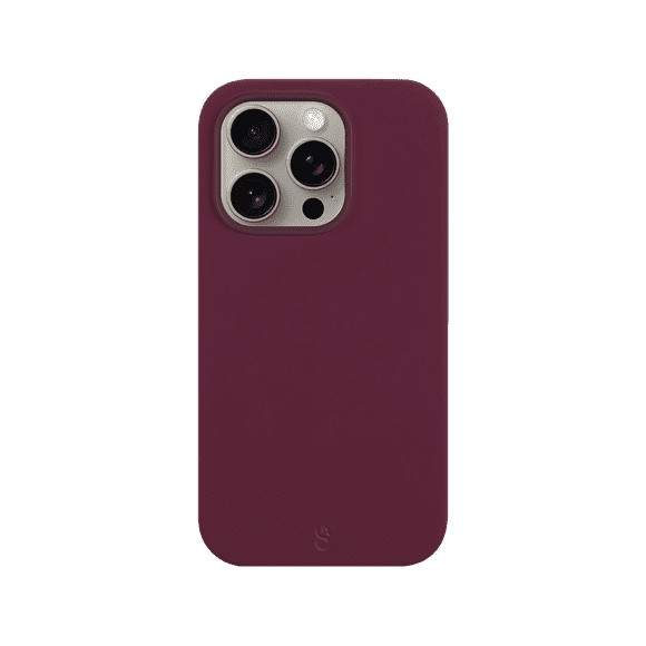 LOGiiX Vibrance Silicone Case for iPhone 15 Pro - Burgundy