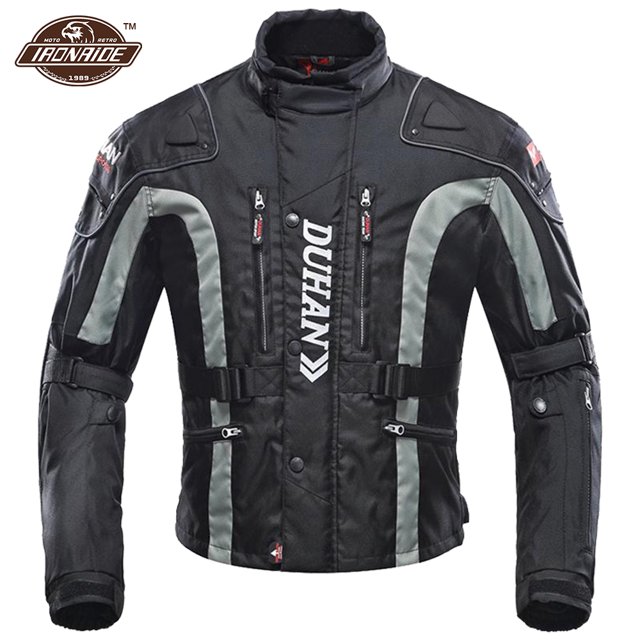 DUHAN-Chaqueta de motocicleta a prueba de frío, pantalones protectores de Moto, armadura de Moto, ropa de Turismo, equipo de protección, Otoño e Invierno