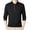 Black, variant on Polo T Shirts For Men Long Sleeve Classic Solid Color Collared Casual Business Golf Shirts