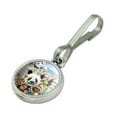thumbnail image 2 of Mount Mt. Rushmore National Memorial South Dakota Panda Sloth Antiqued Charm Clothes Purse Suitcase Backpack Zipper Pull Aid, 2 of 5