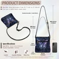 thumbnail image 7 of ZUXONGSY Geometric Butterfly Print PU Leather Shoulder Bag for Women Large Messenger Bag Crossbody Handbag Fashion Sling Hobo Bag with Zipper Closure for Daily Use Working, 7 of 7