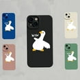 thumbnail image 5 of for iPhone Case,Cute Duck Pattern Slicone Camera Lens Protection Soft Shockproof Phone Case (Pink,iPhone 15 Pro), 5 of 6